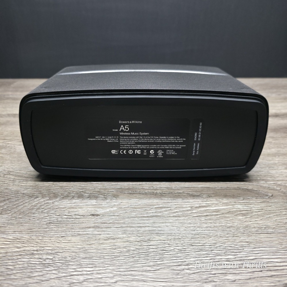 Bowers & Wilkins A5 Wireless Music System + Power Cord - Airplay ISO - Tested - Picture 13 of 15